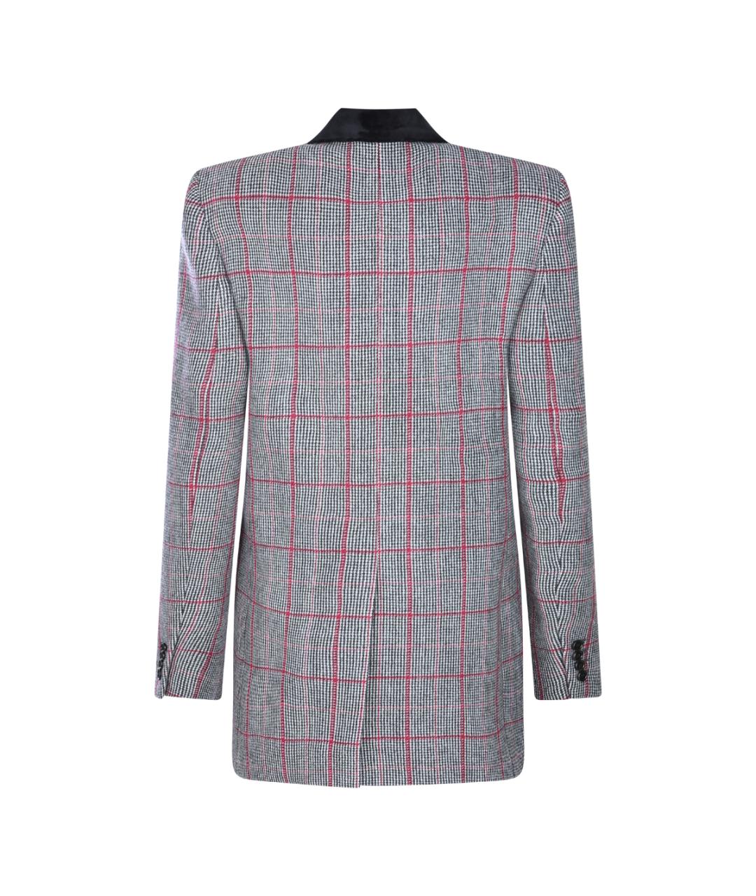 CHLOE Серый шерстяной жакет/пиджак, фото 2