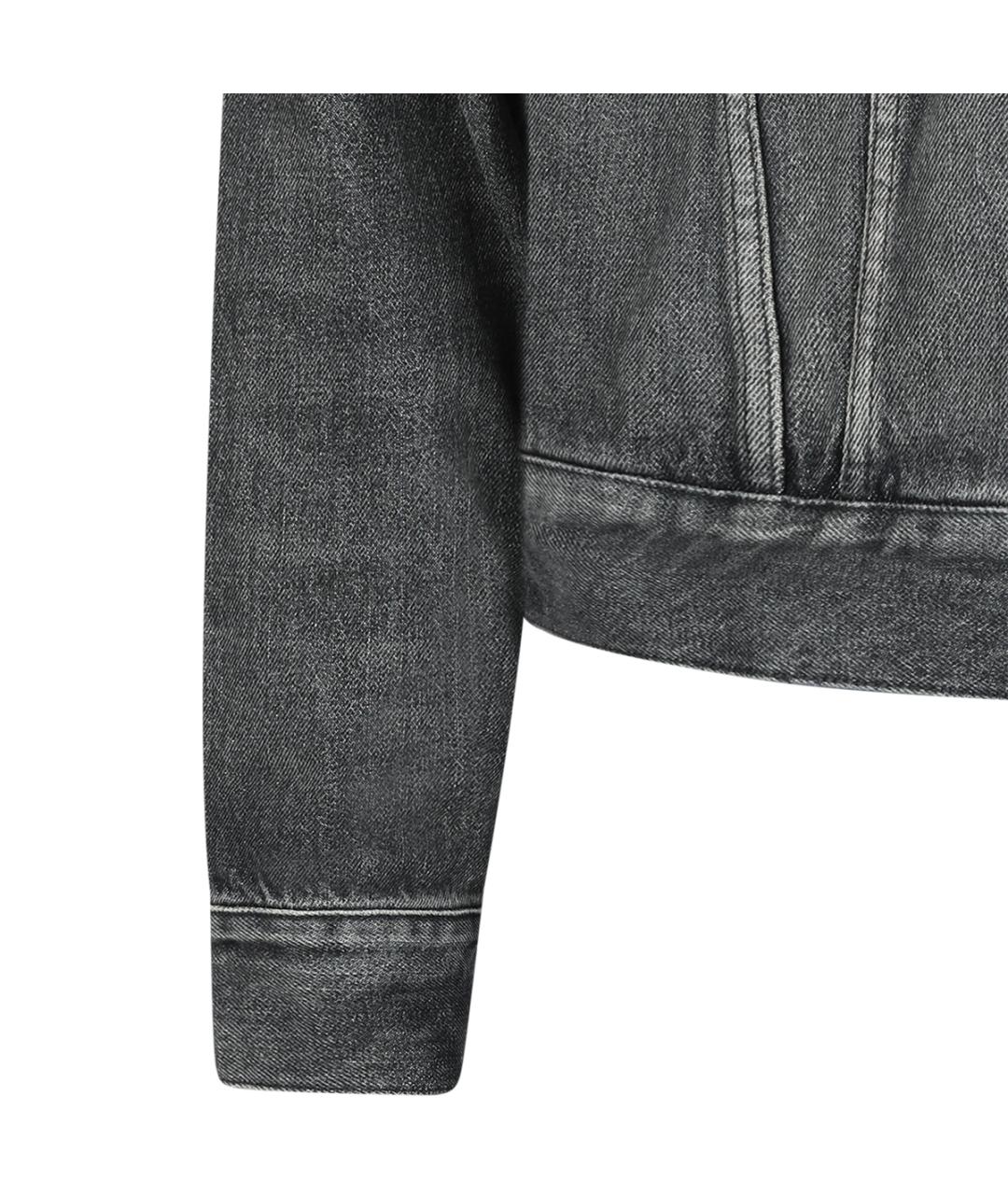 FEAR OF GOD Черная хлопковая куртка, фото 4