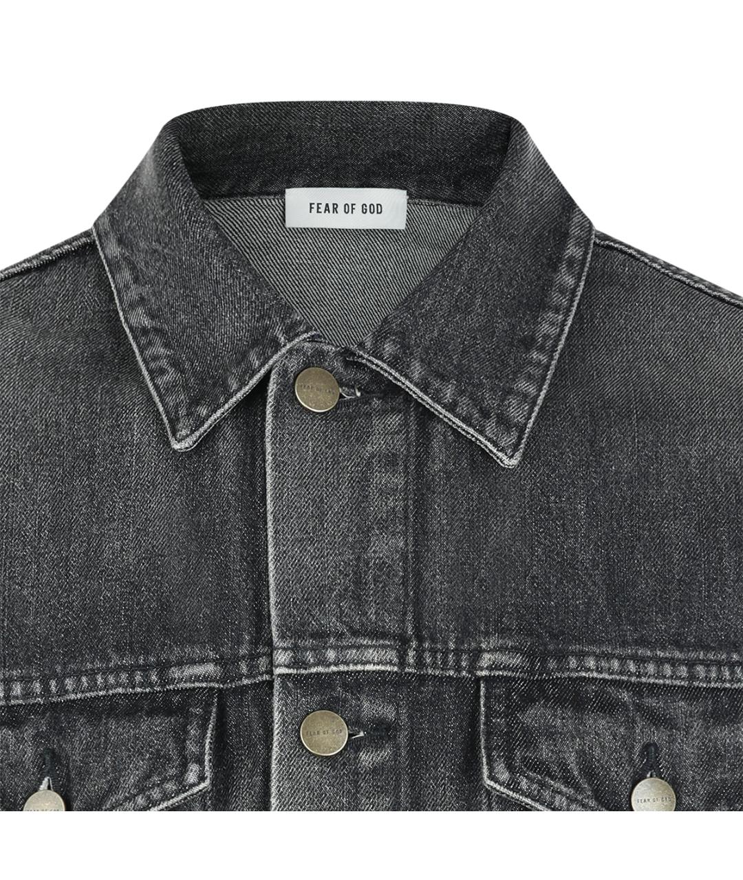 FEAR OF GOD Черная хлопковая куртка, фото 3