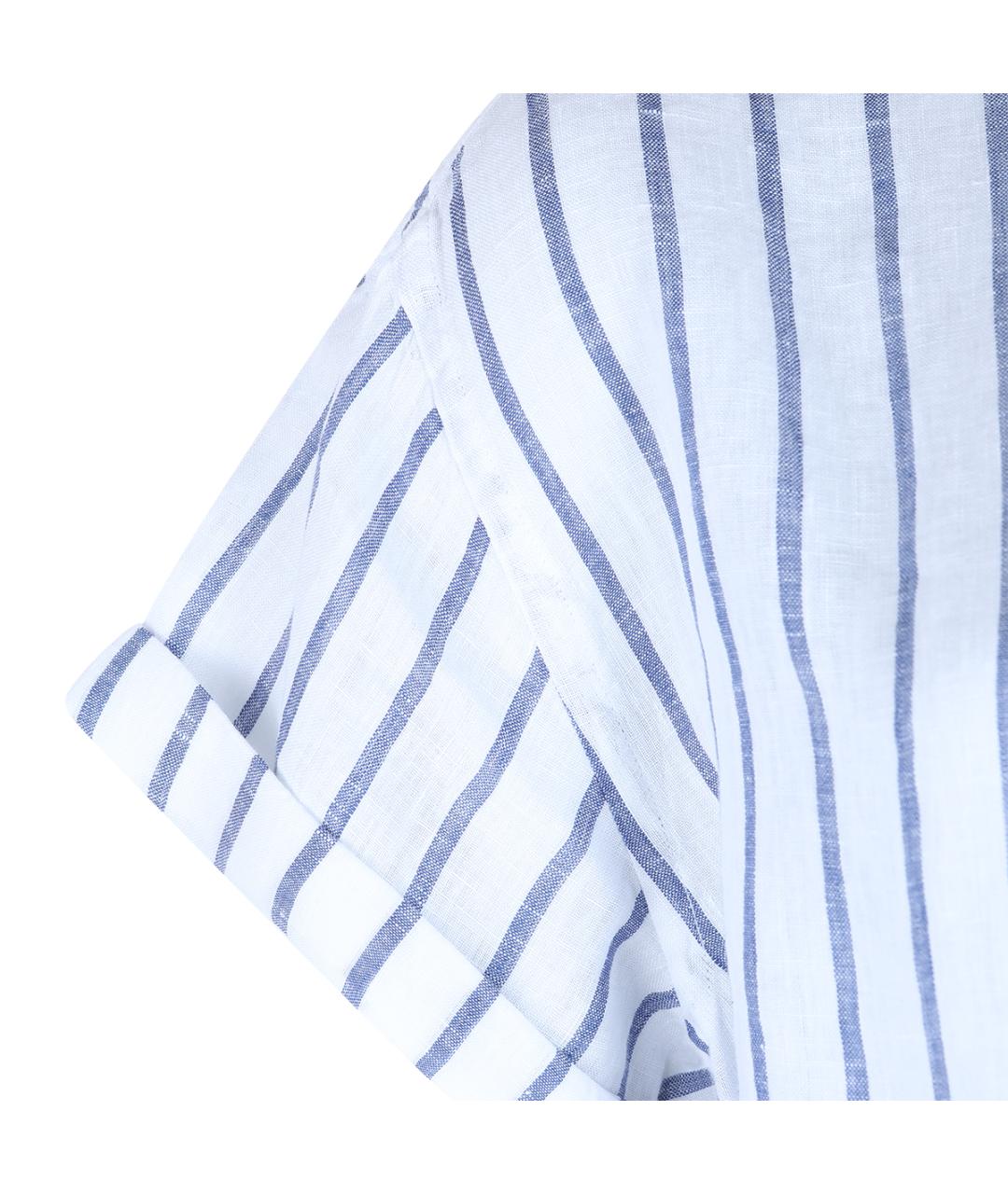 POLO RALPH LAUREN Мульти льняное повседневное платье, фото 4