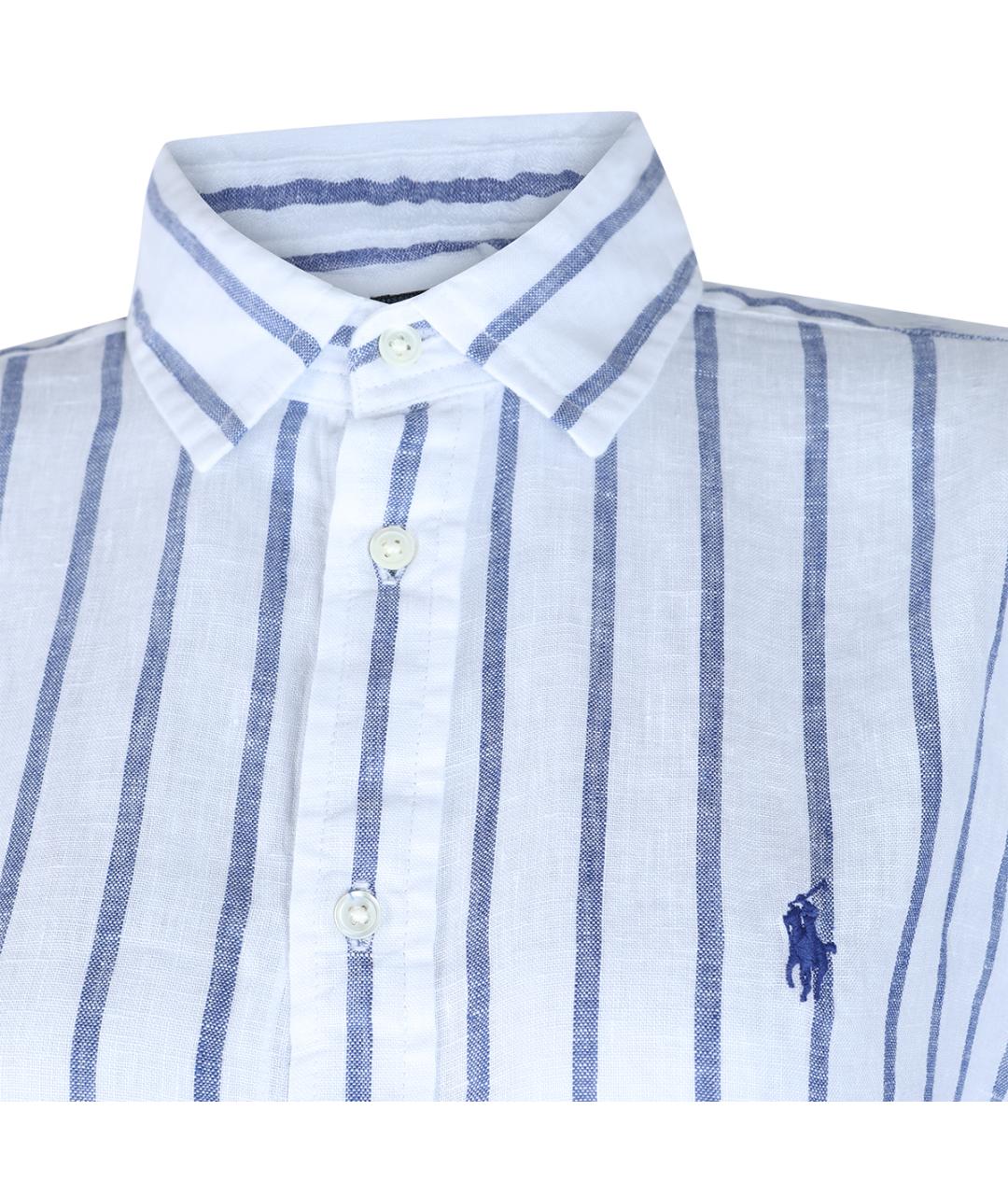 POLO RALPH LAUREN Мульти льняное повседневное платье, фото 3