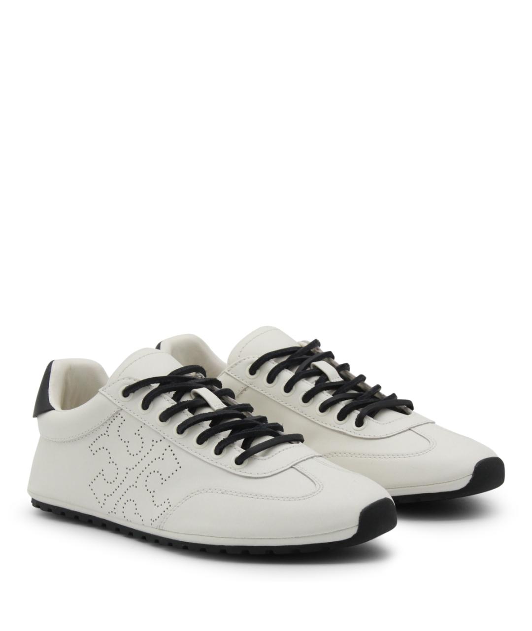 TORY BURCH Белые кожаные кеды, фото 2