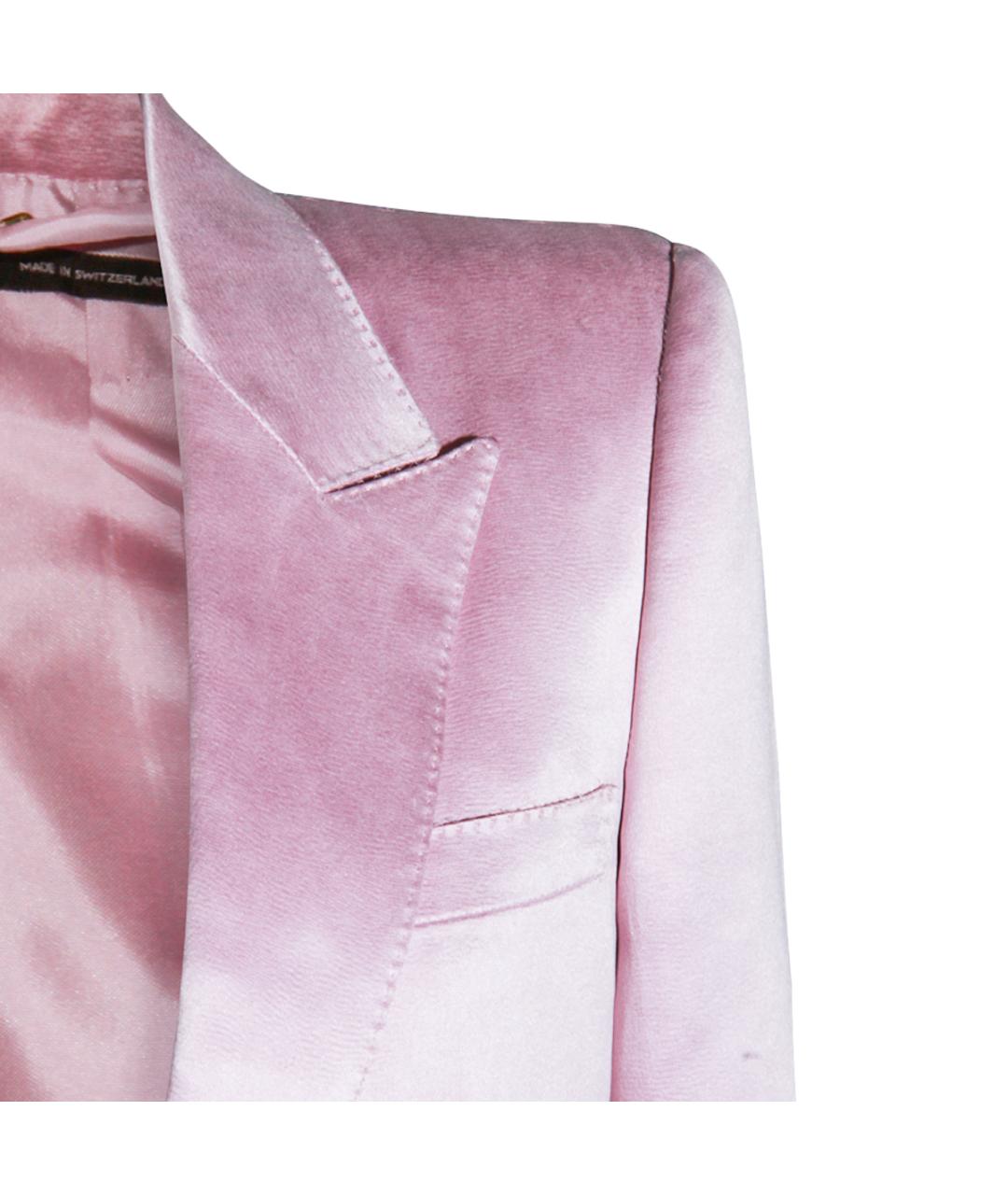 TOM FORD Розовый хлопковый жакет/пиджак, фото 3