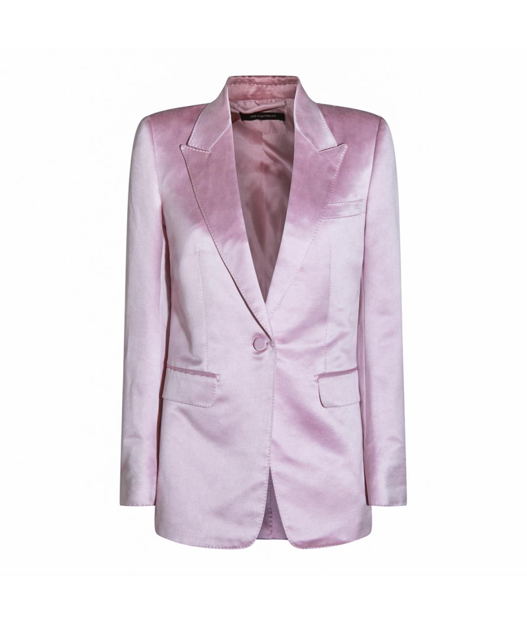 TOM FORD Розовый хлопковый жакет/пиджак, фото 1