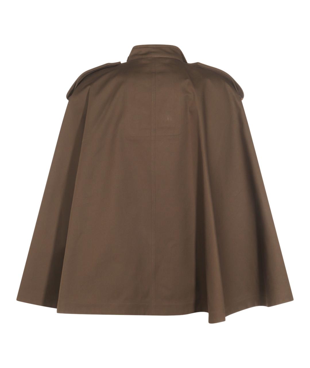 BURBERRY Коричневый хлопковый тренч/плащ, фото 2