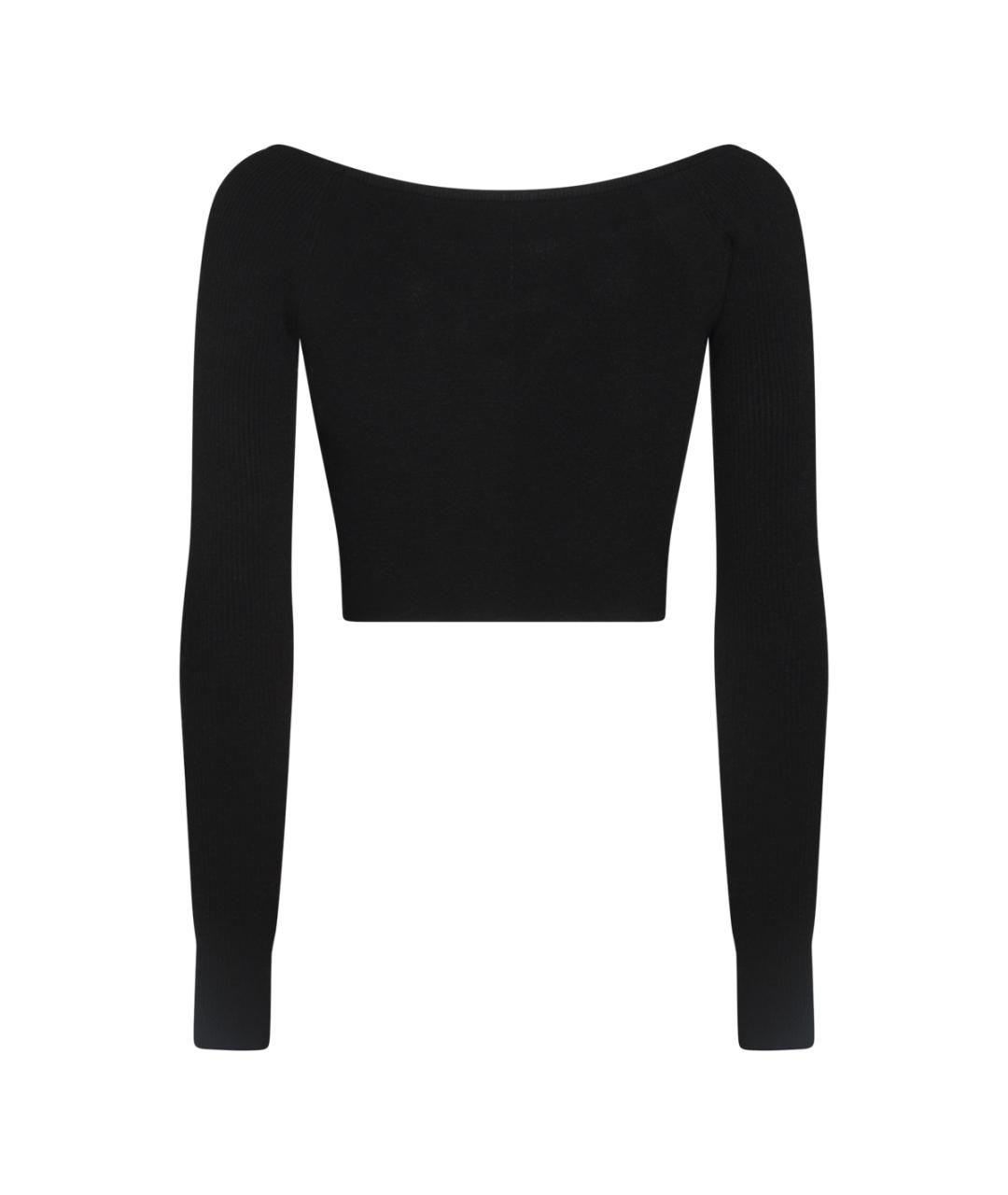 DIESEL Черный вискозный джемпер / свитер, фото 2