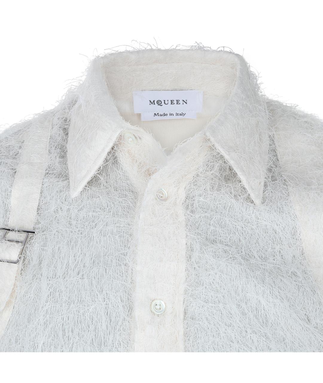 ALEXANDER MCQUEEN Белая кэжуал рубашка, фото 3