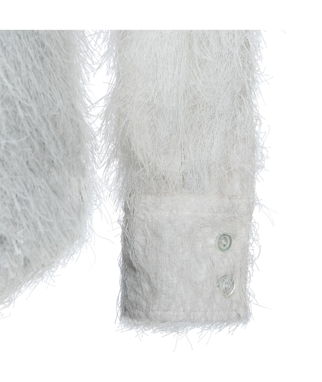 ALEXANDER MCQUEEN Белая кэжуал рубашка, фото 4