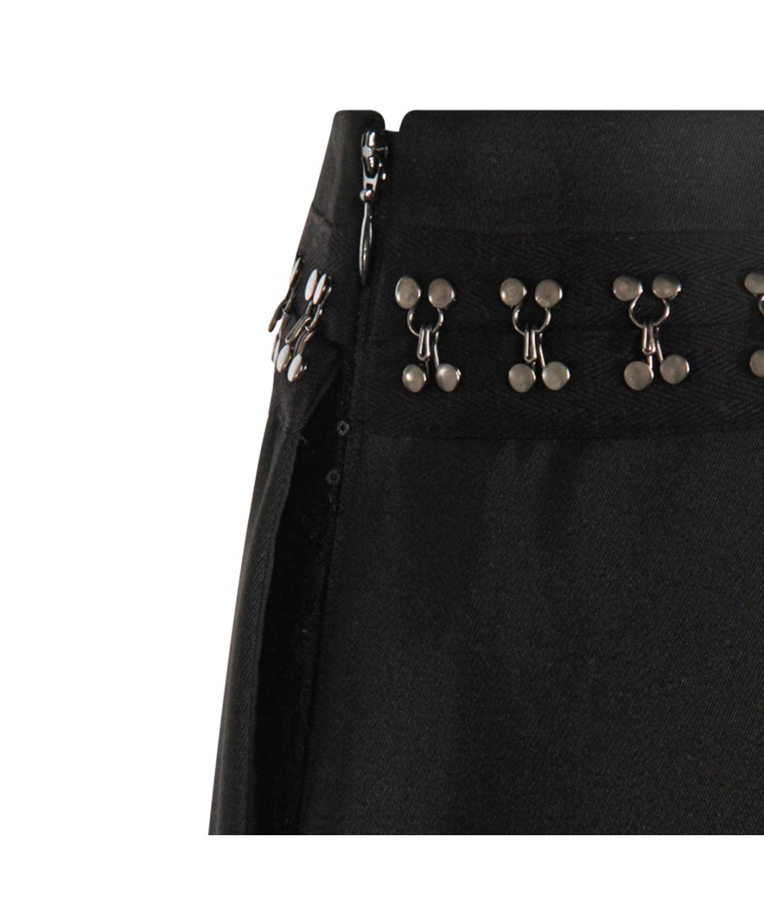 NISSA Черные полиэстеровые прямые брюки, фото 4