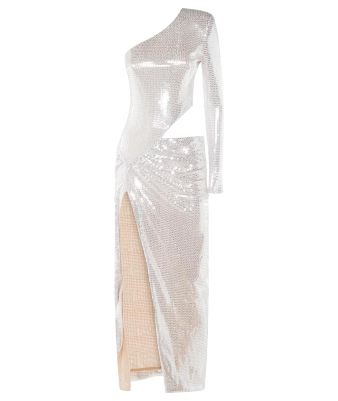 NISSA Серебряное полиэстеровое вечернее платье, фото 1