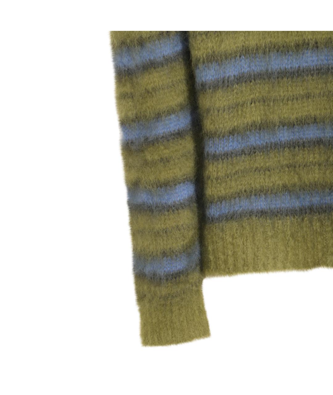 MARNI Хаки шерстяной джемпер / свитер, фото 4