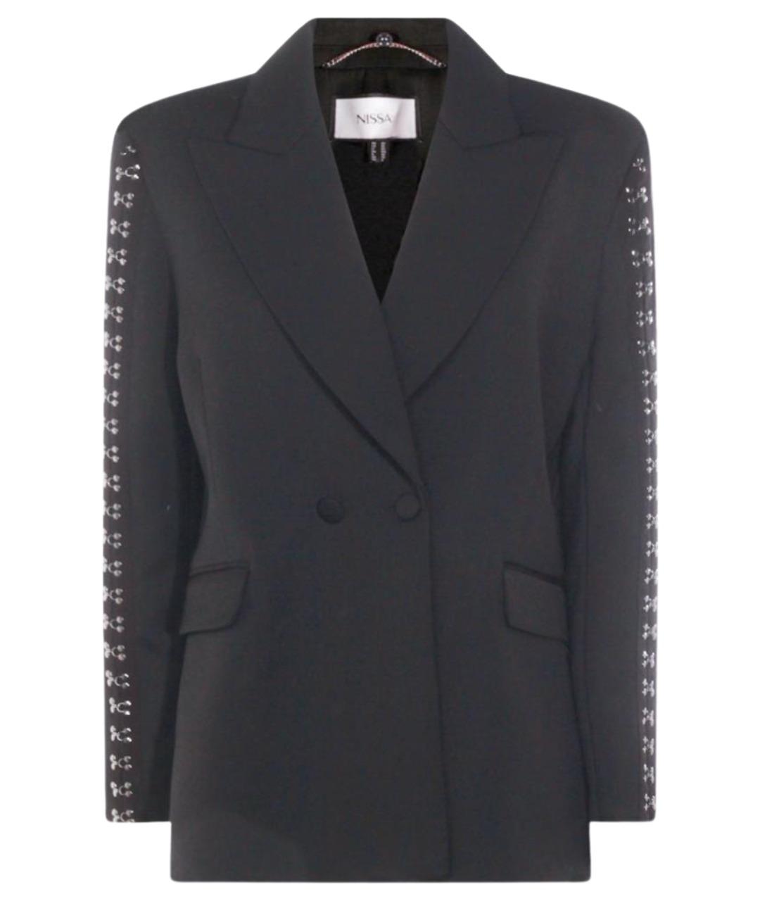 NISSA Черный полиэстеровый жакет/пиджак, фото 1