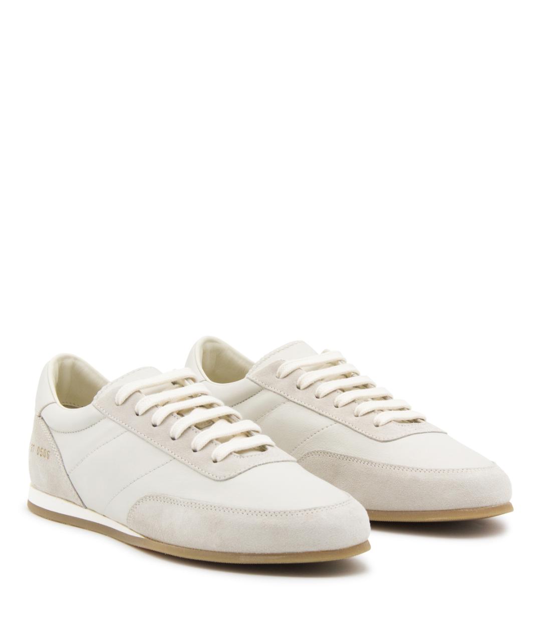 COMMON PROJECTS Белые кожаные кроссовки, фото 2