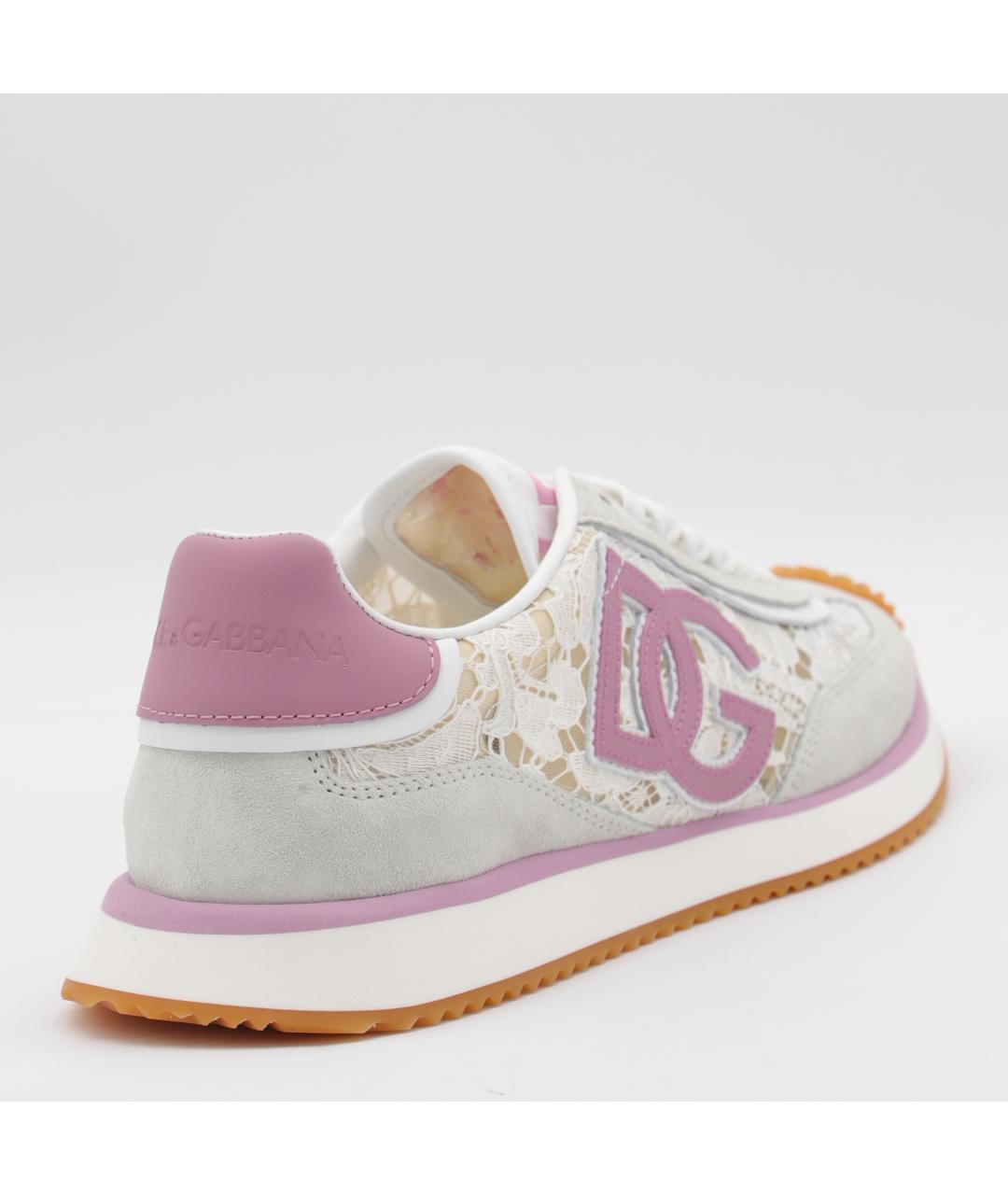 DOLCE&GABBANA Мульти текстильные кроссовки, фото 3
