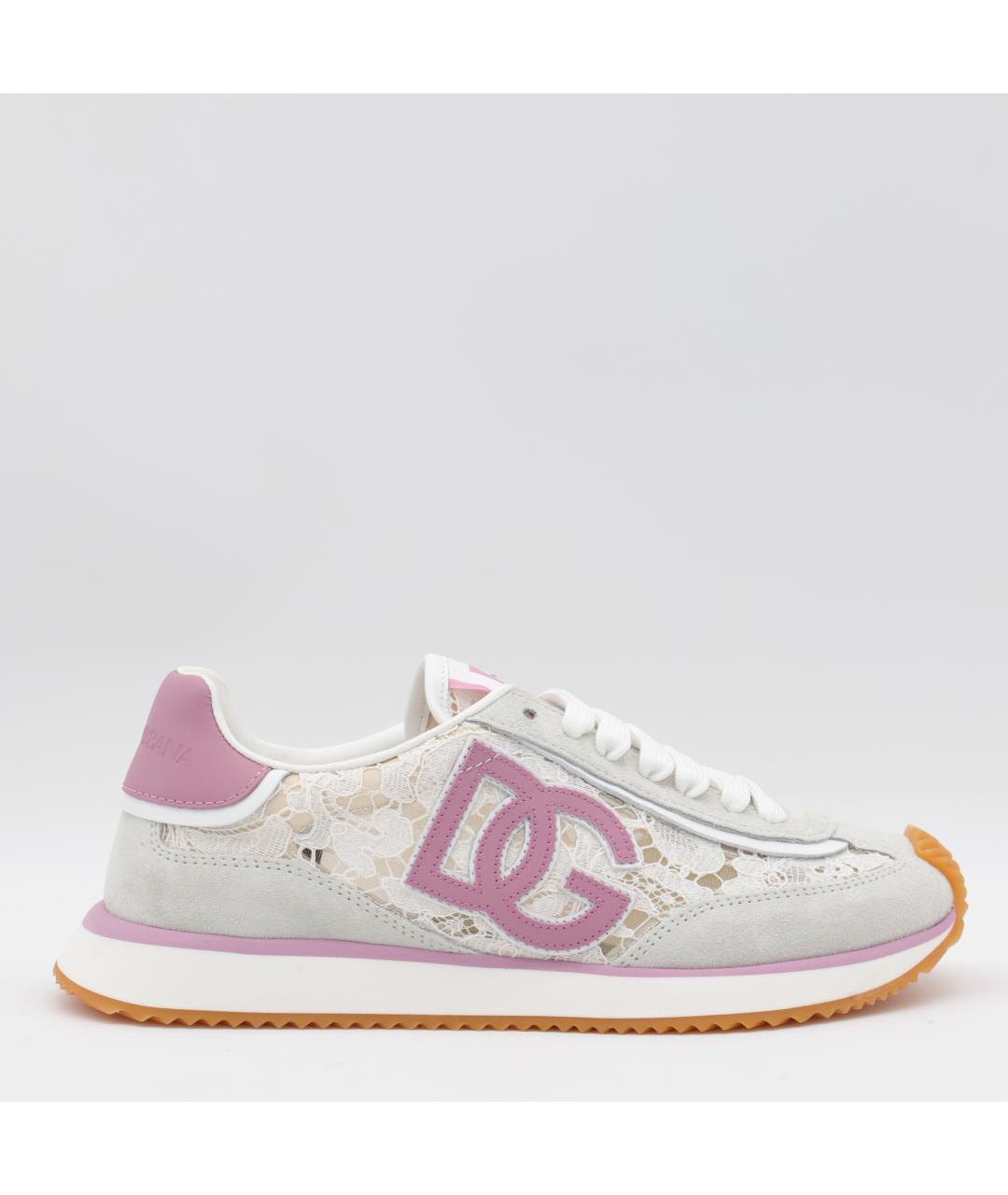 DOLCE&GABBANA Мульти текстильные кроссовки, фото 2