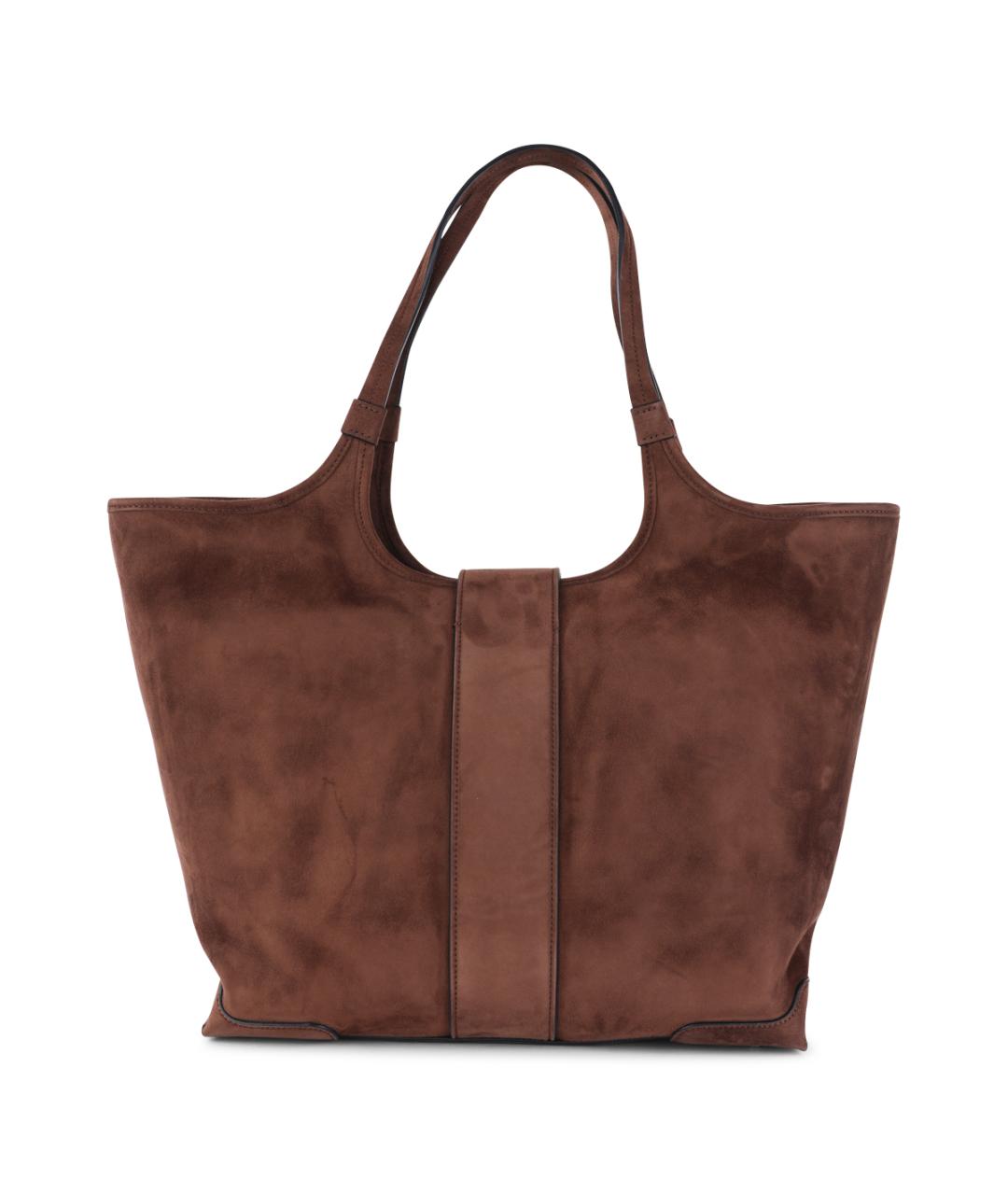 ROGER VIVIER Коричневая замшевая сумка тоут, фото 3