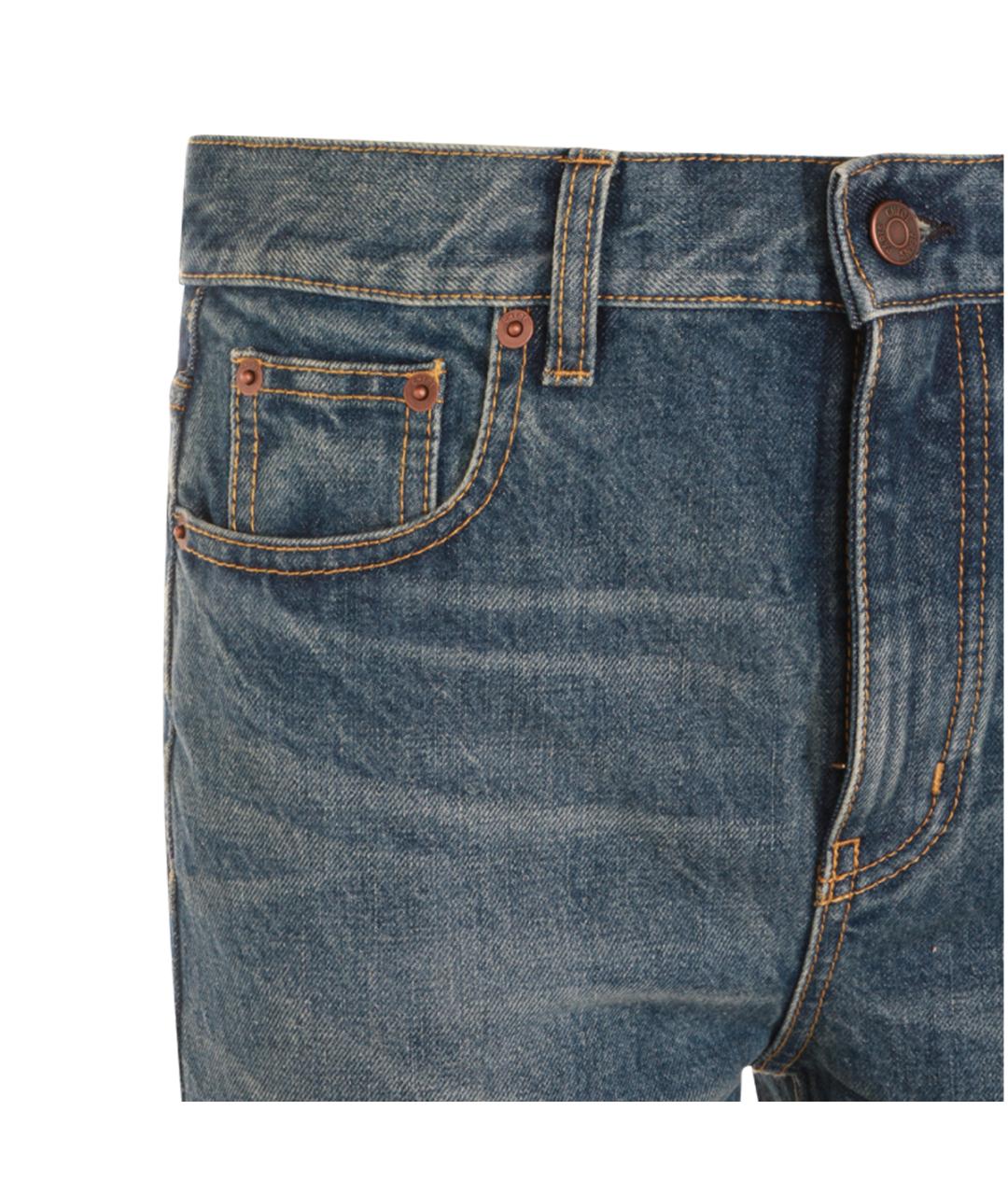 CHLOE Синие хлопковые джинсы клеш, фото 3