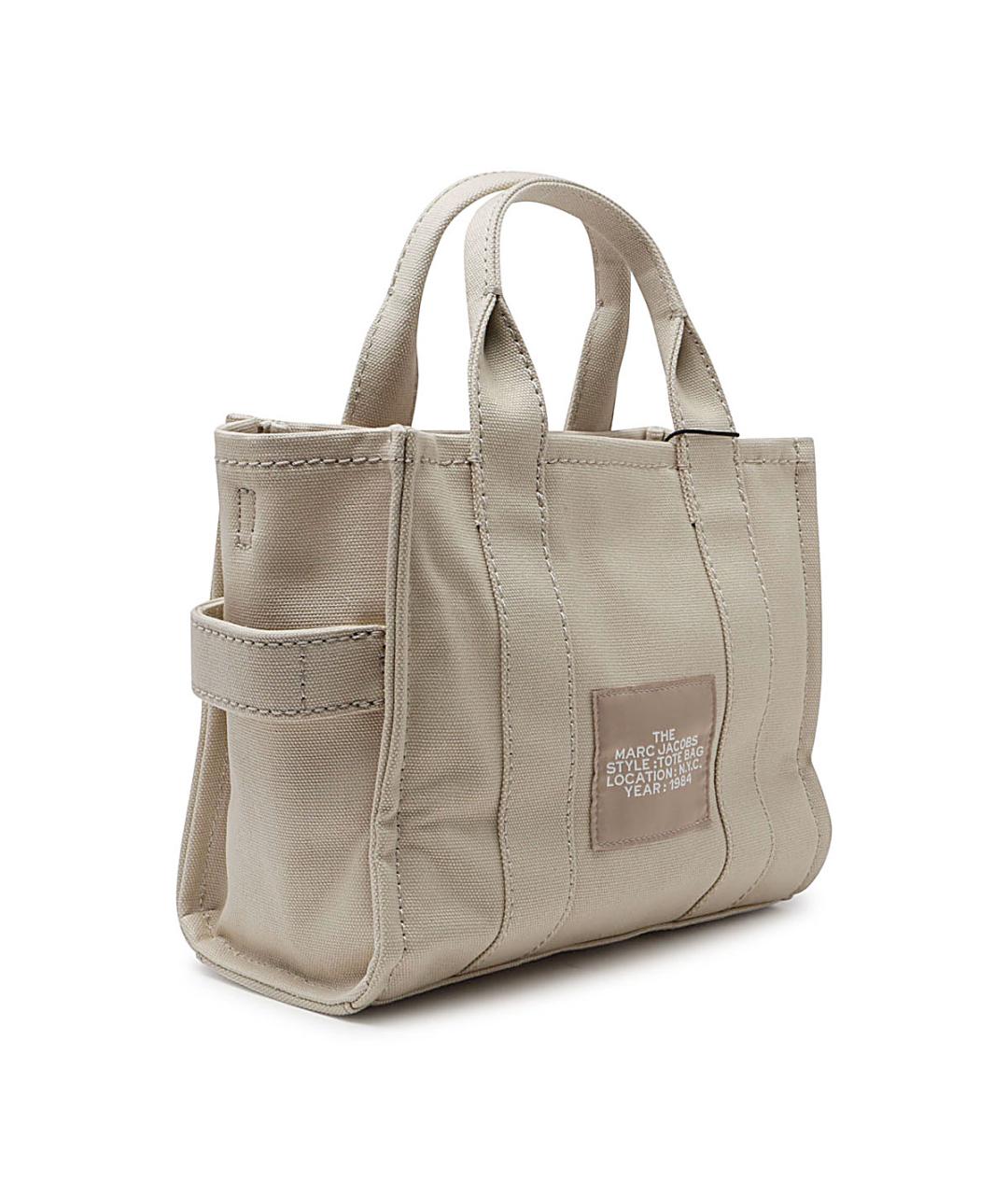 MARC JACOBS Бежевая хлопковая сумка тоут, фото 3
