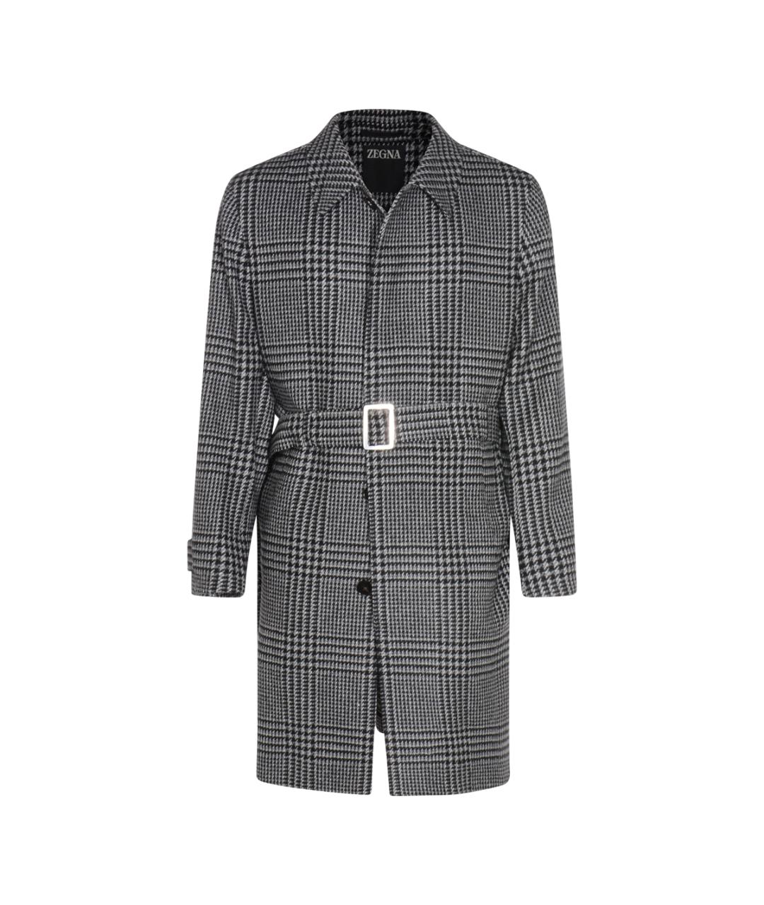 ZEGNA Мульти шерстяное пальто, фото 1