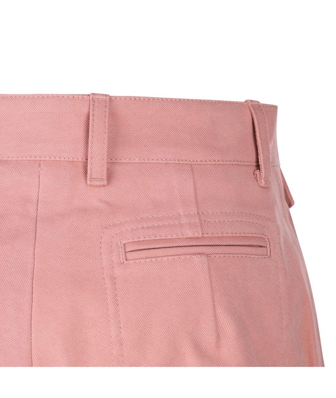 CHLOE Розовые прямые брюки, фото 5