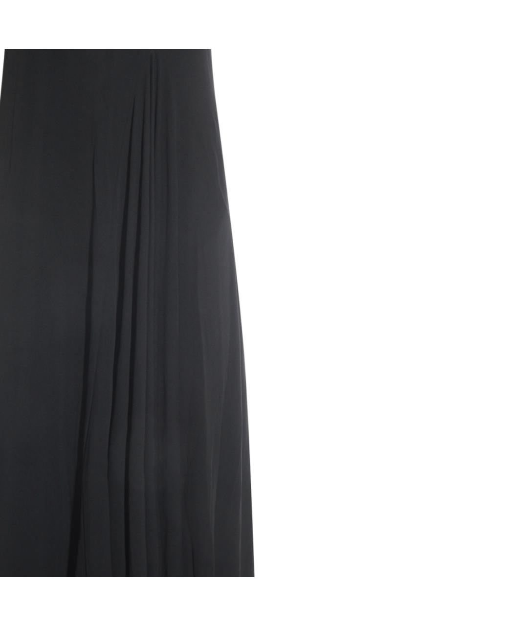 BALENCIAGA Черное вискозное повседневное платье, фото 4