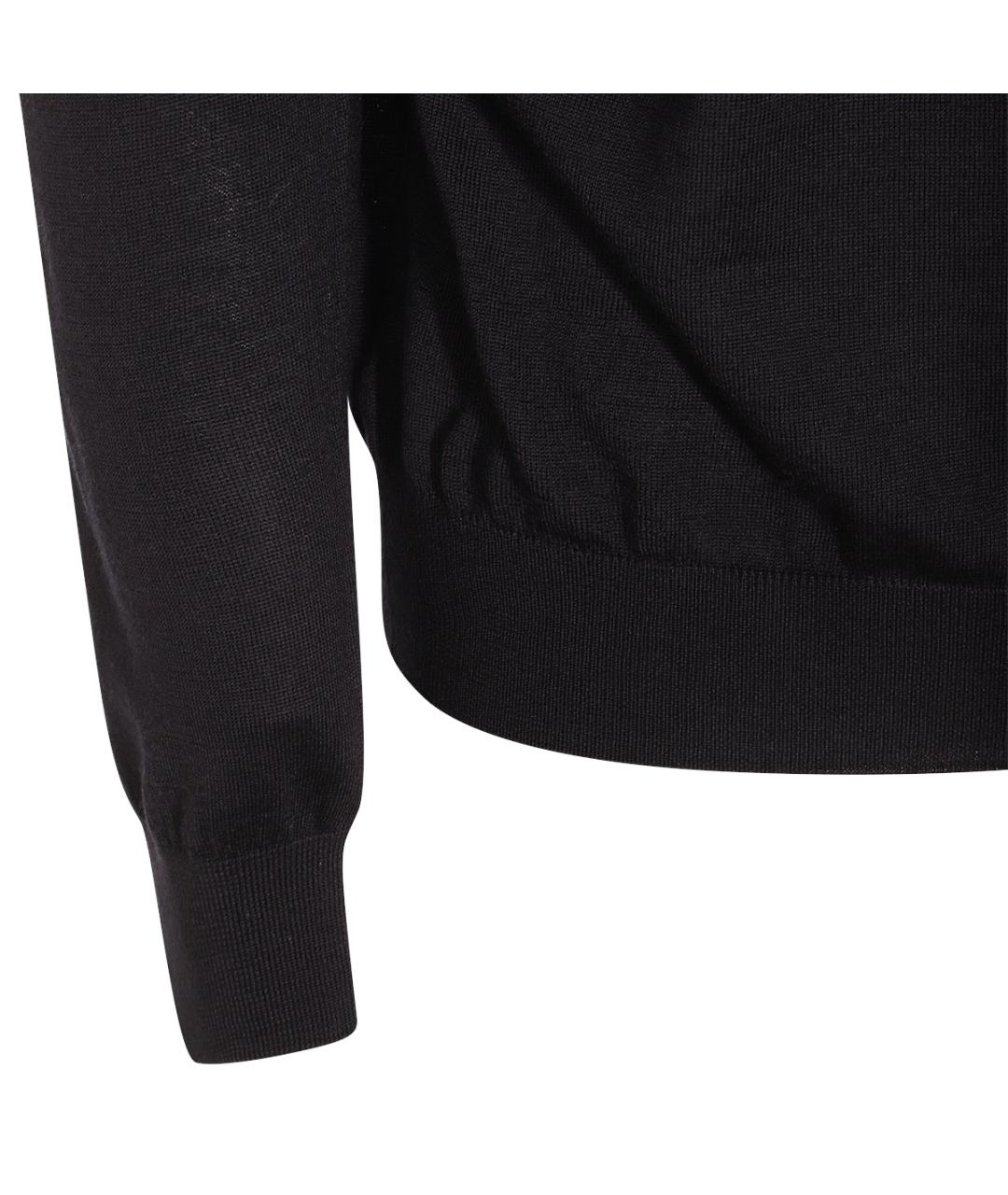 MALO Синий шерстяной джемпер / свитер, фото 3