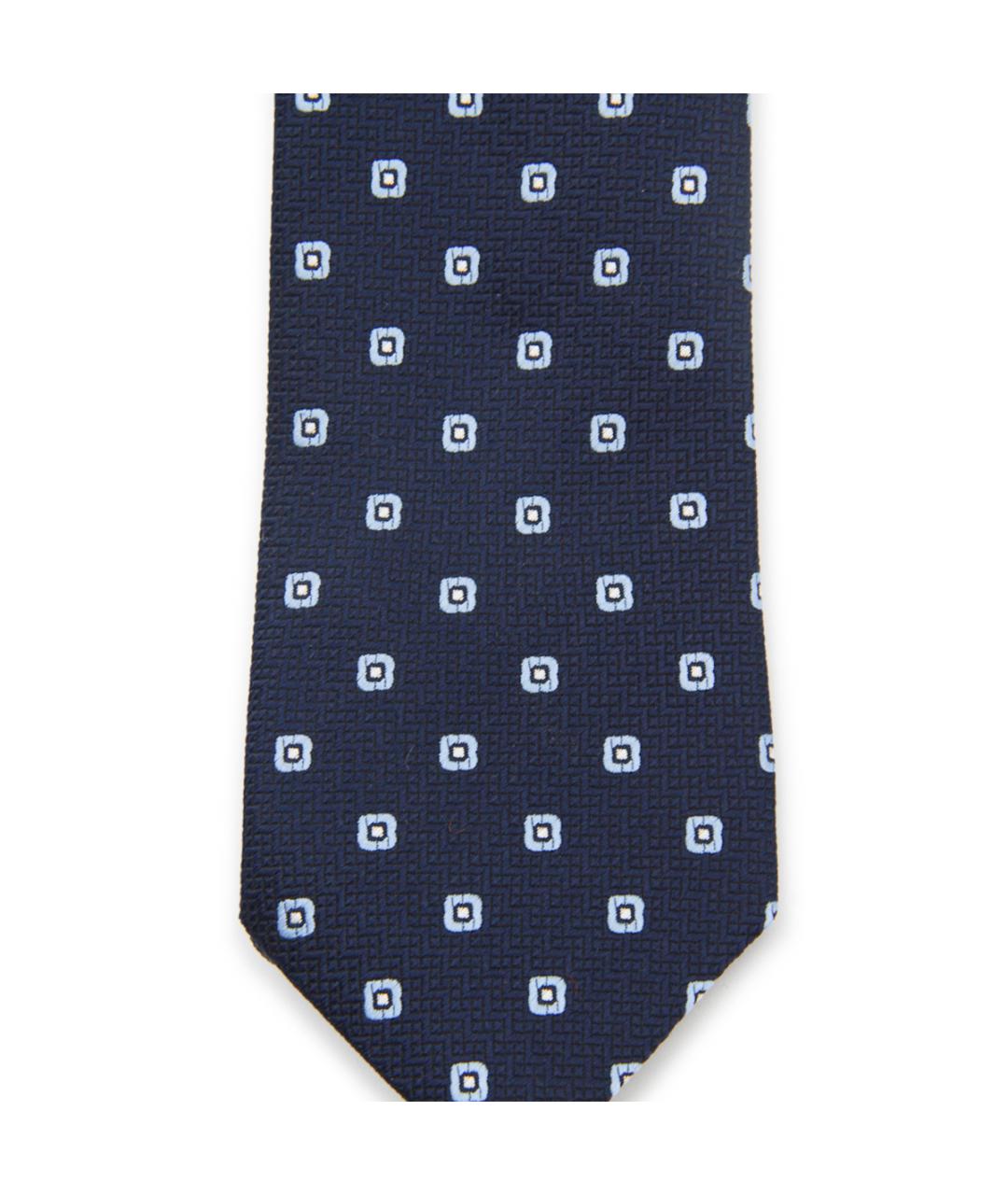 ZEGNA Синий шелковый галстук, фото 2