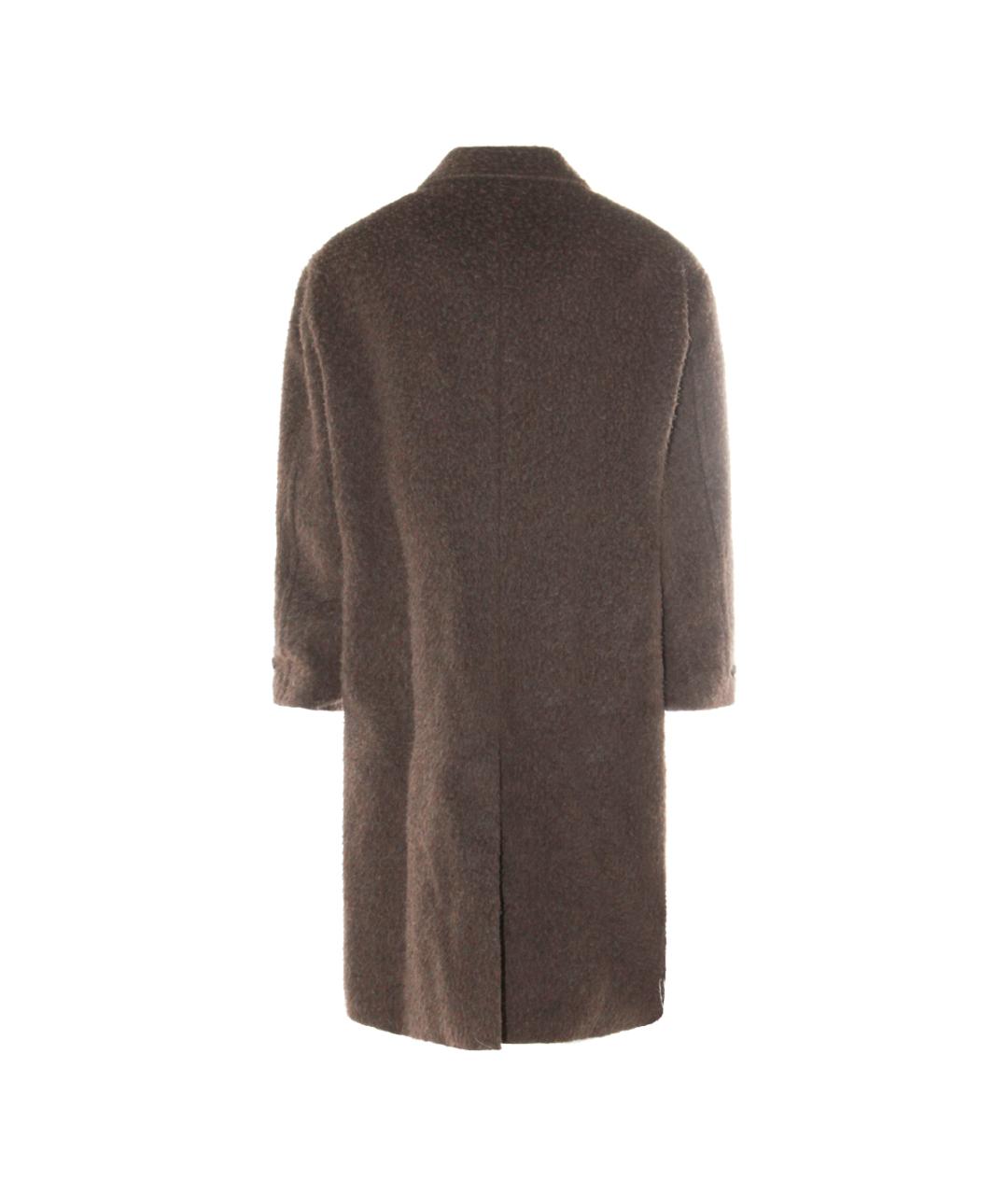 GOLDEN GOOSE DELUXE BRAND Коричневое хлопковое пальто, фото 2