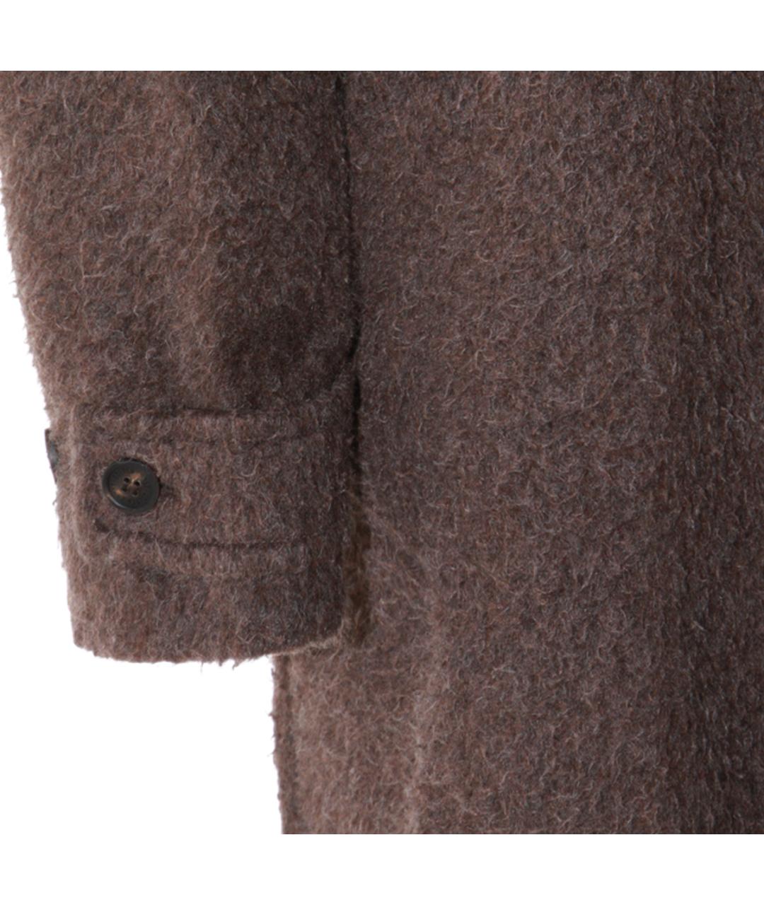 GOLDEN GOOSE DELUXE BRAND Коричневое хлопковое пальто, фото 4