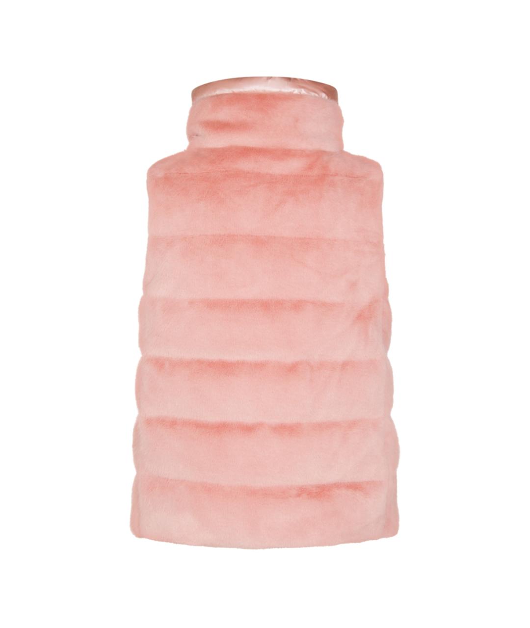 HERNO Розовый полиэстеровый жилет, фото 2