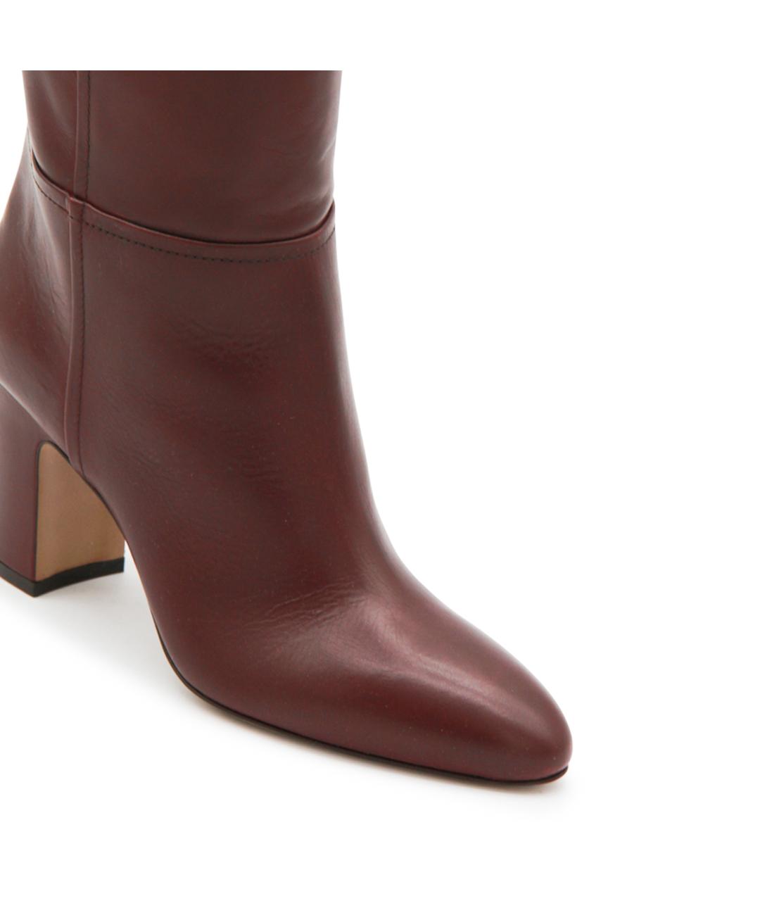 PARIS TEXAS Коричневые кожаные сапоги, фото 4