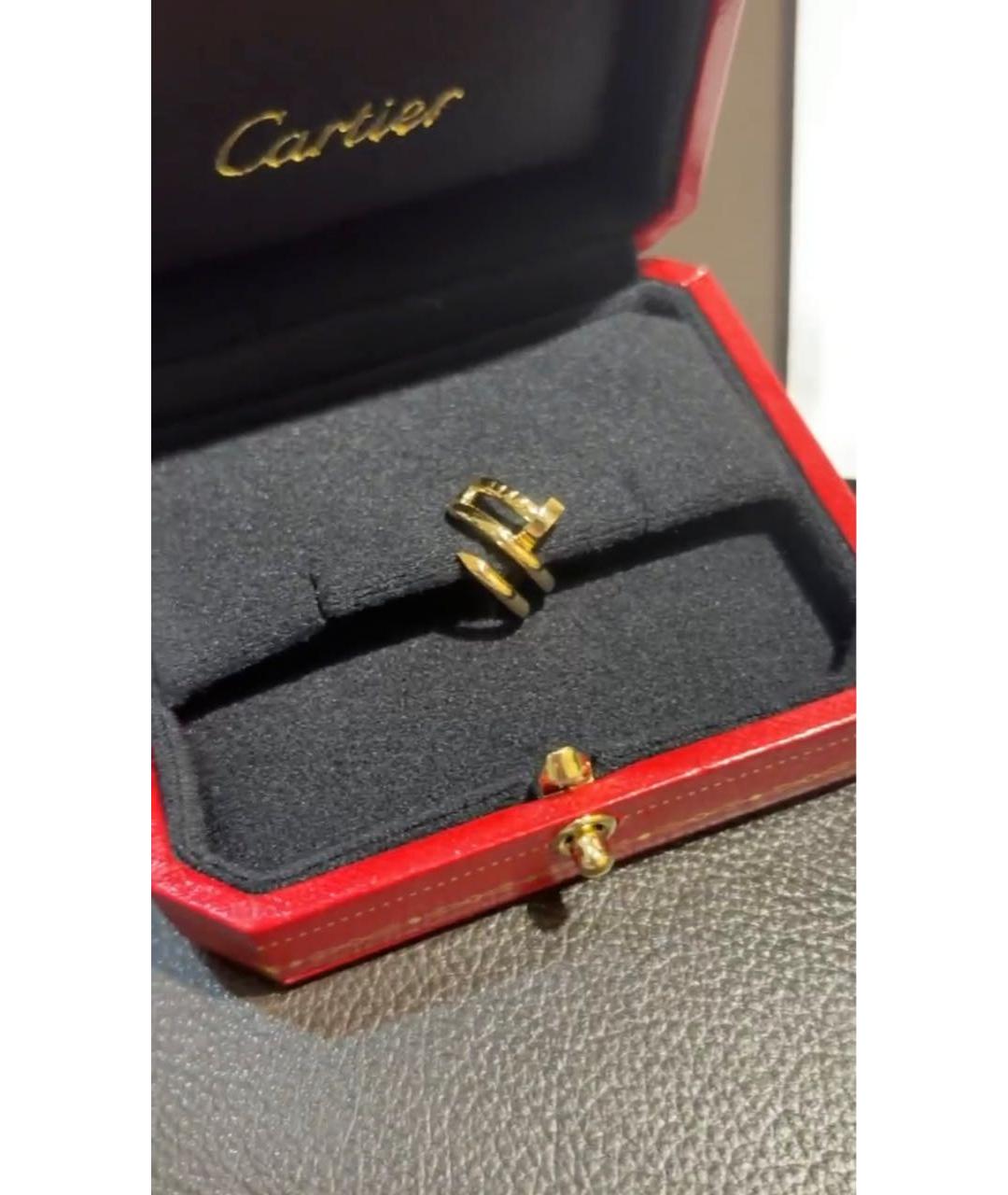 CARTIER Золотые серьги из желтого золота, фото 2