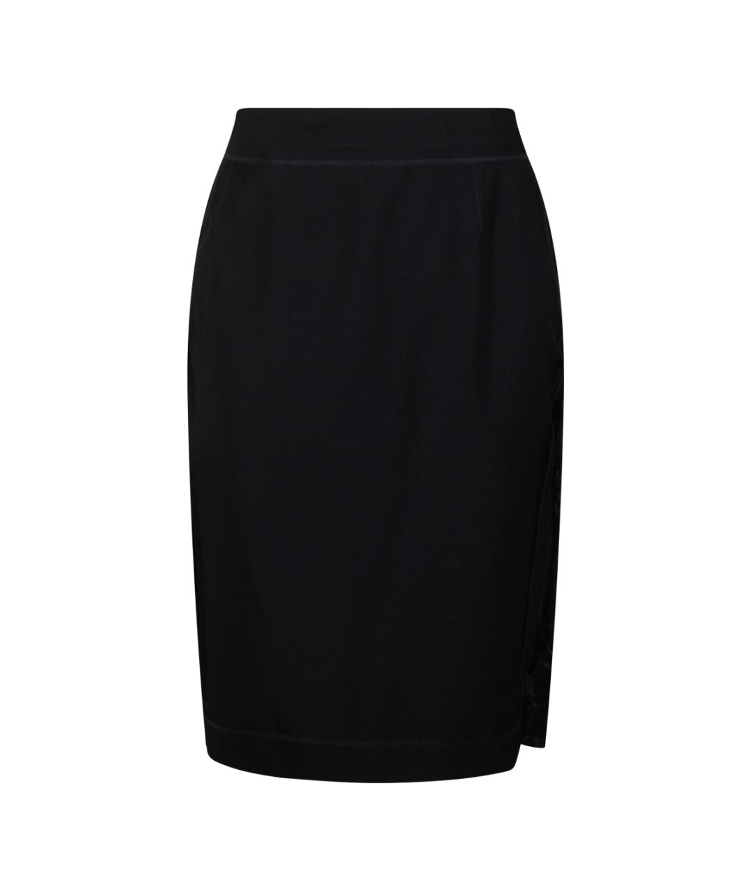 MAISON MARGIELA Темно-синяя юбка миди, фото 1