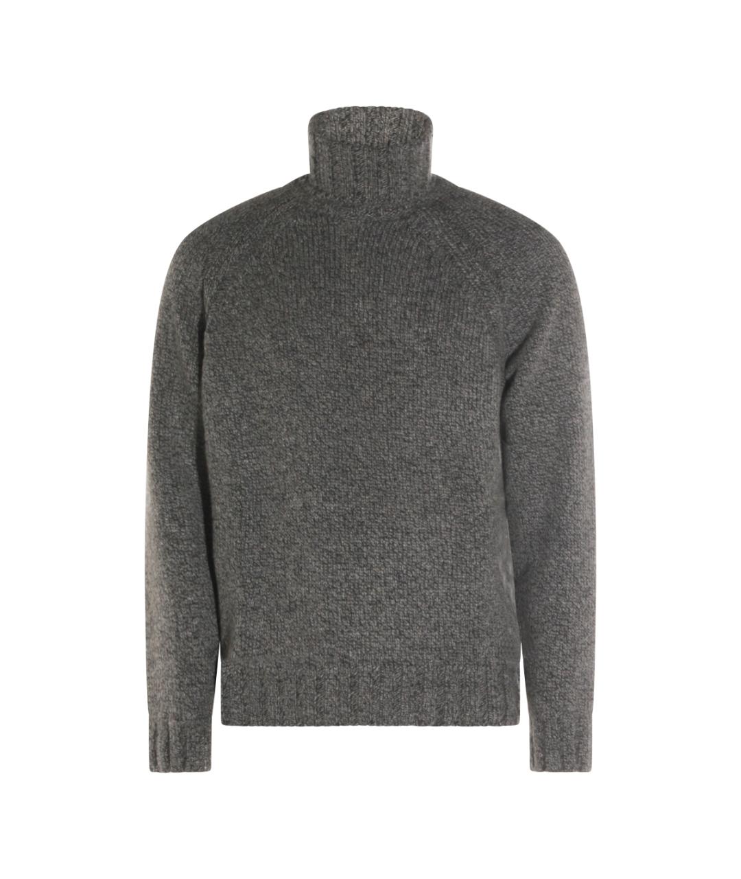 ZEGNA Серый кашемировый джемпер / свитер, фото 1