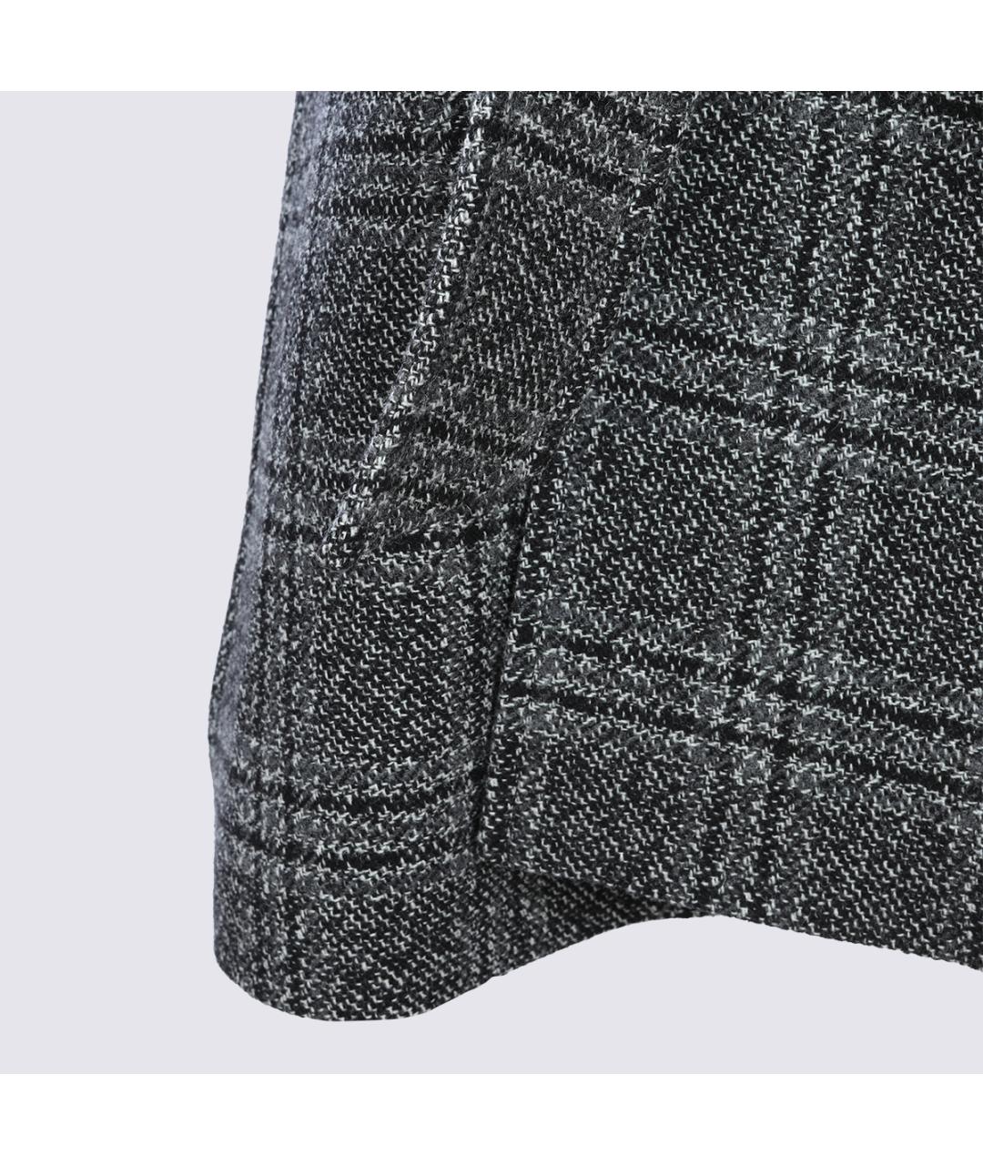 BALENCIAGA Антрацитовое шерстяное пальто, фото 5