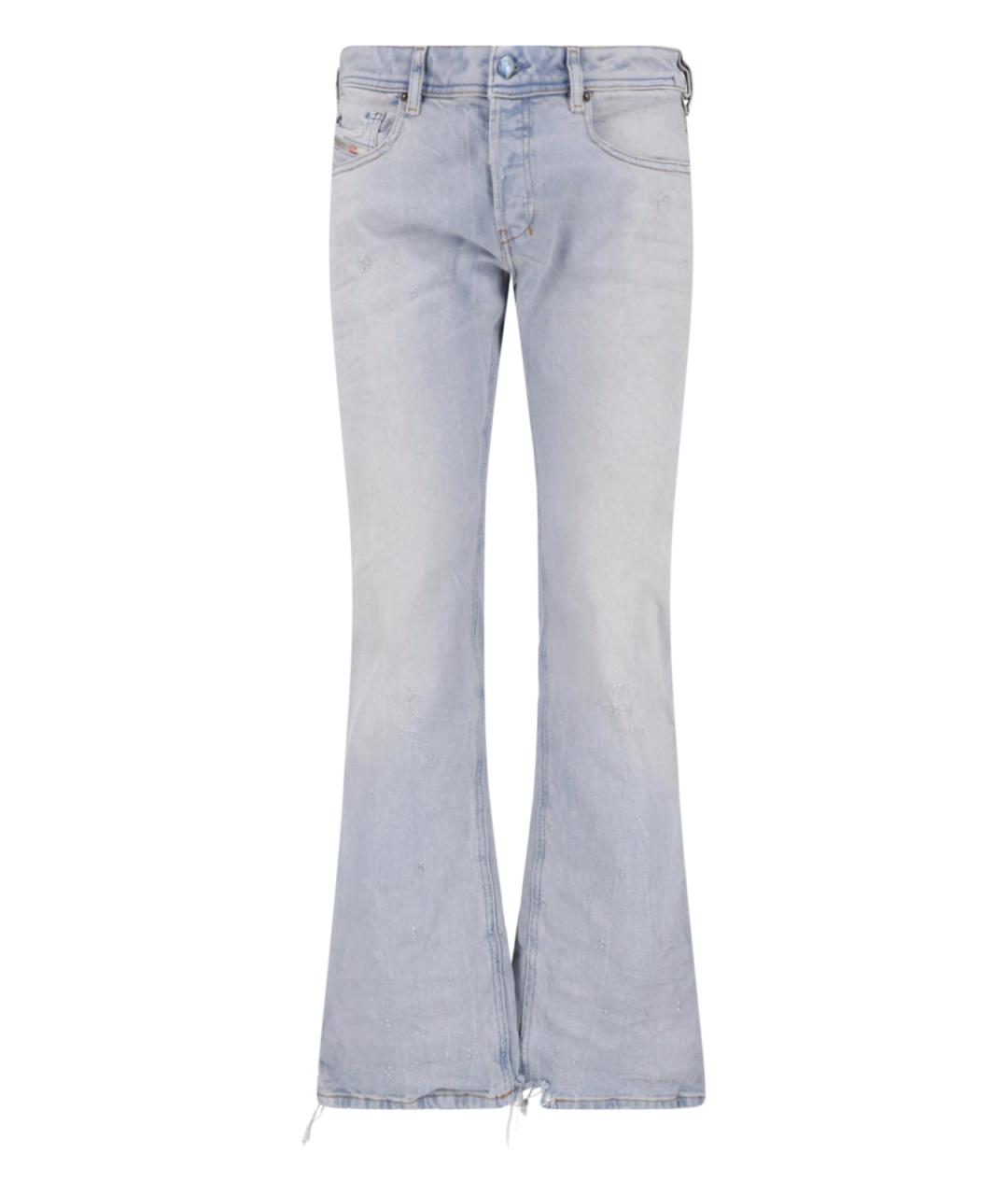 DIESEL Синие хлопковые прямые джинсы, фото 1