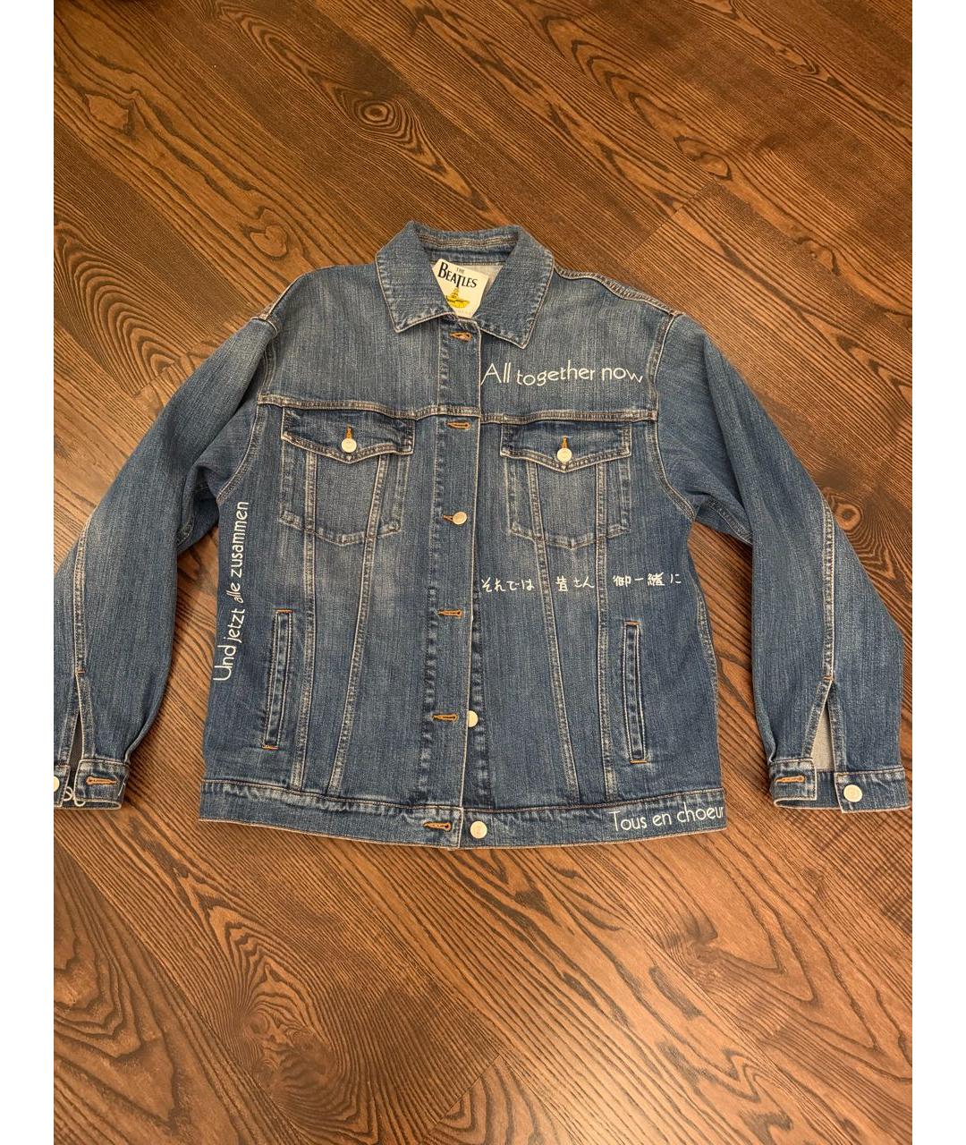 STELLA MCCARTNEY Синяя хлопковая куртка, фото 3