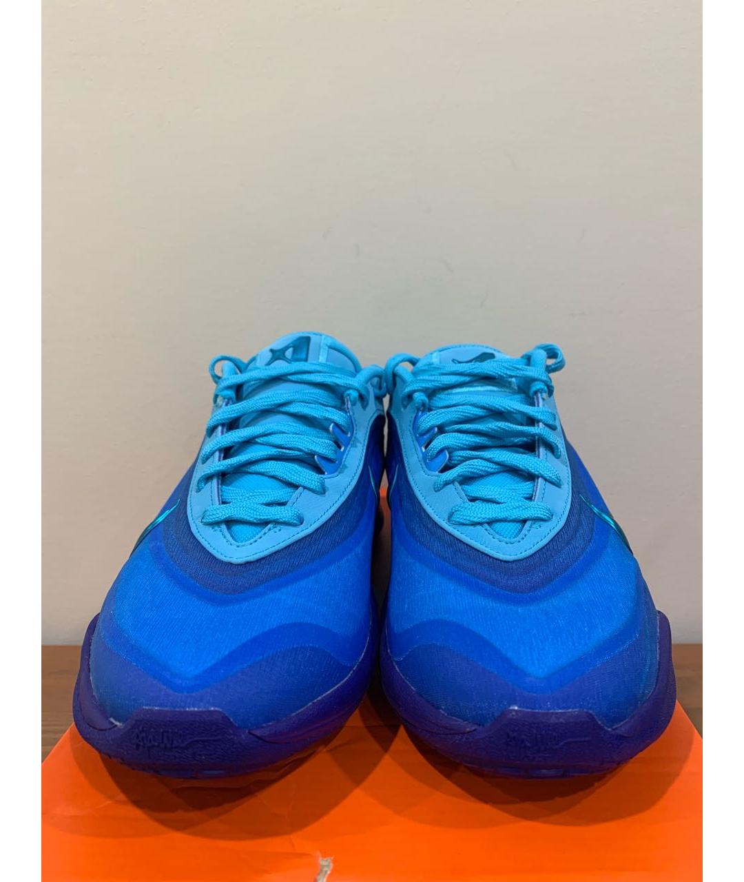 NIKE Синие текстильные кроссовки, фото 2