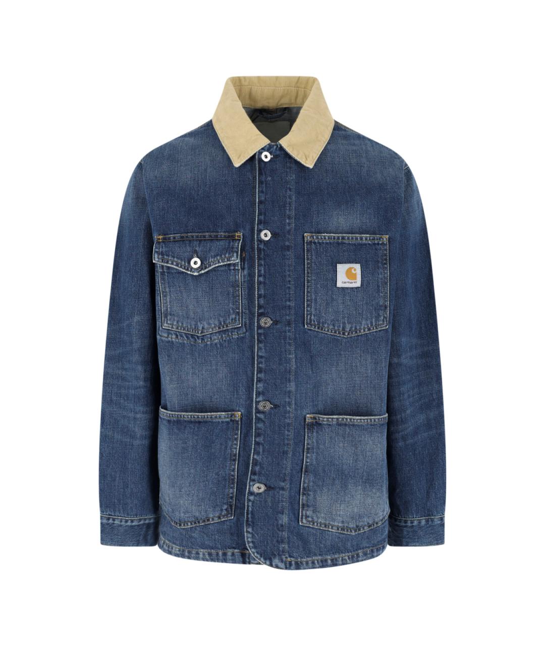 CARHARTT WIP Синяя хлопковая куртка, фото 1