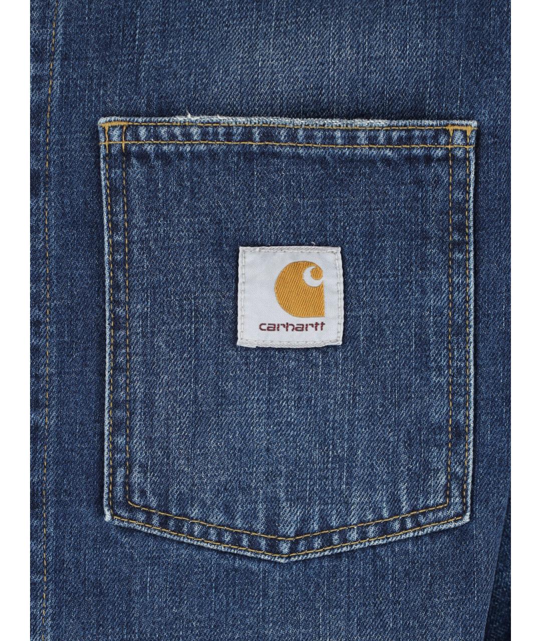 CARHARTT WIP Синяя хлопковая куртка, фото 3