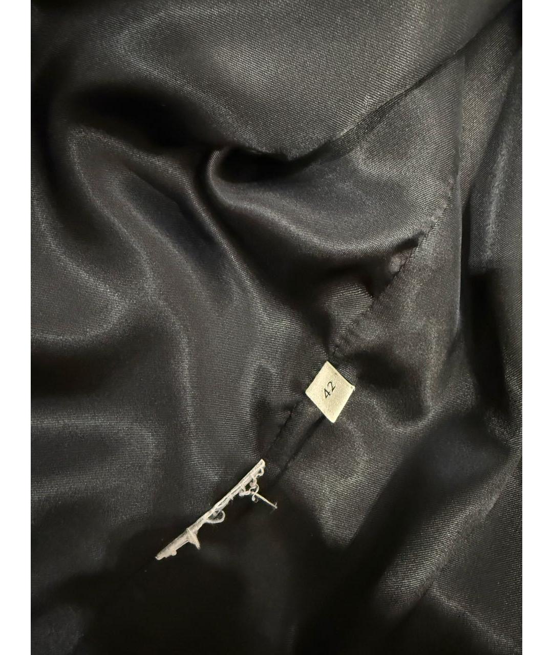 GUCCI Черное кожаное повседневное платье, фото 8