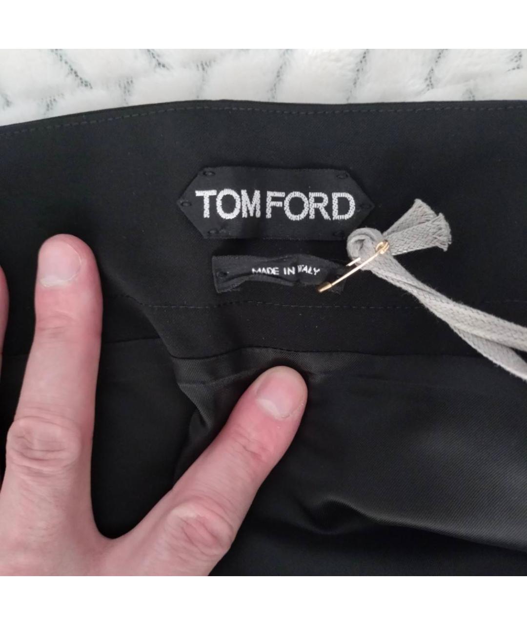 TOM FORD Черная юбка миди, фото 5