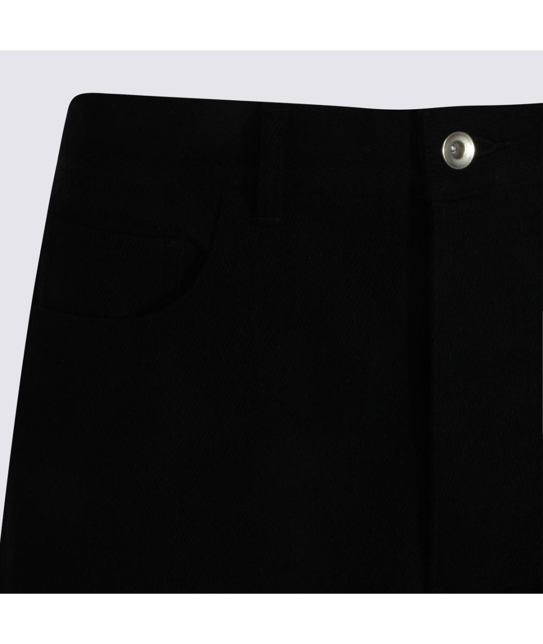 AURALEE Черные шелковые шорты, фото 3