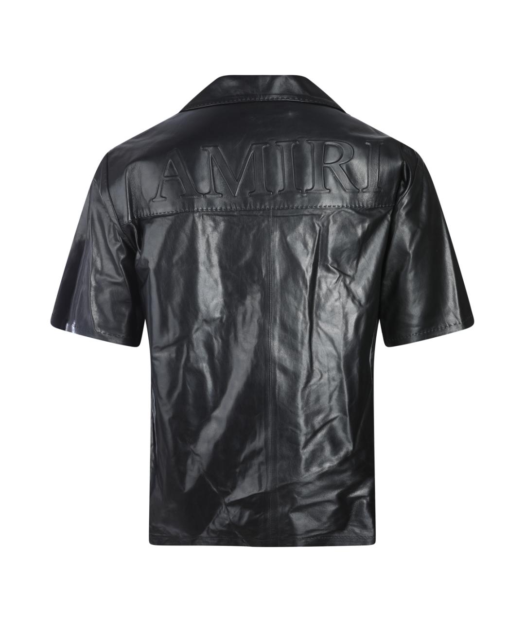 AMIRI Черная кожаная куртка, фото 2