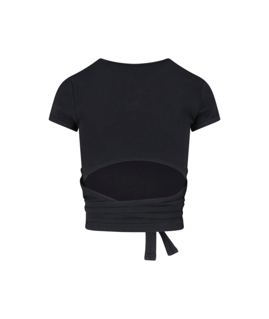 DIESEL Черная хлопковая футболка, фото 2