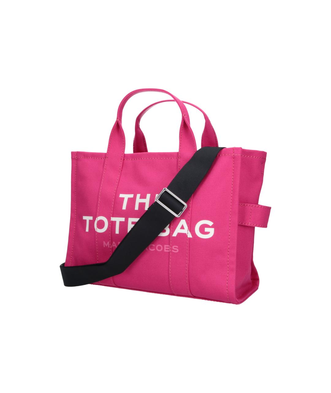 MARC JACOBS Розовая хлопковая сумка через плечо, фото 2