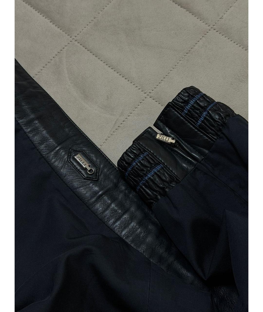ZILLI Темно-синяя шелковая куртка, фото 5