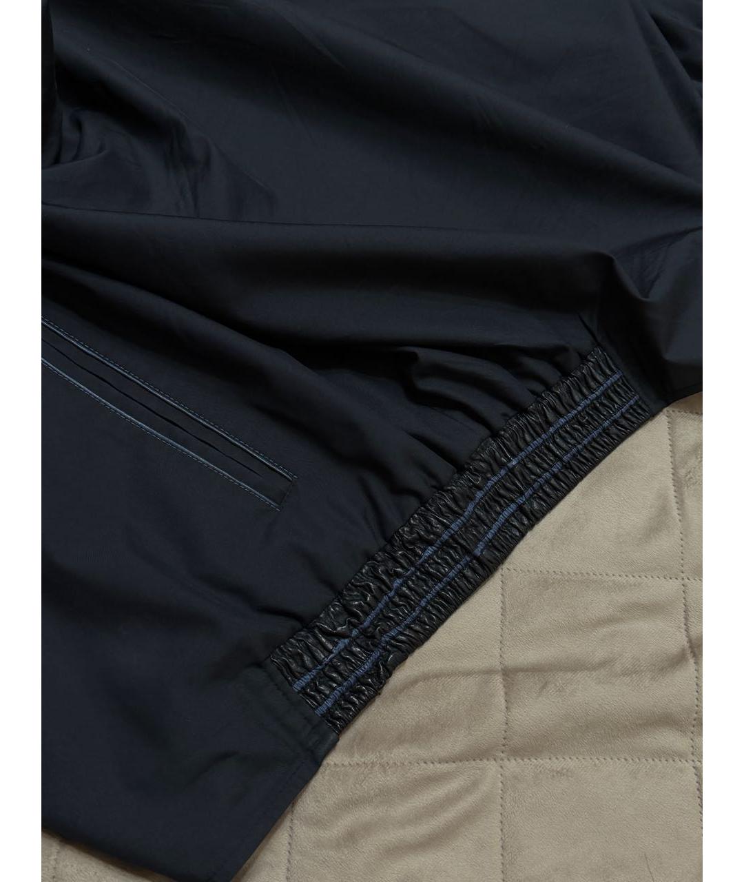 ZILLI Темно-синяя шелковая куртка, фото 6
