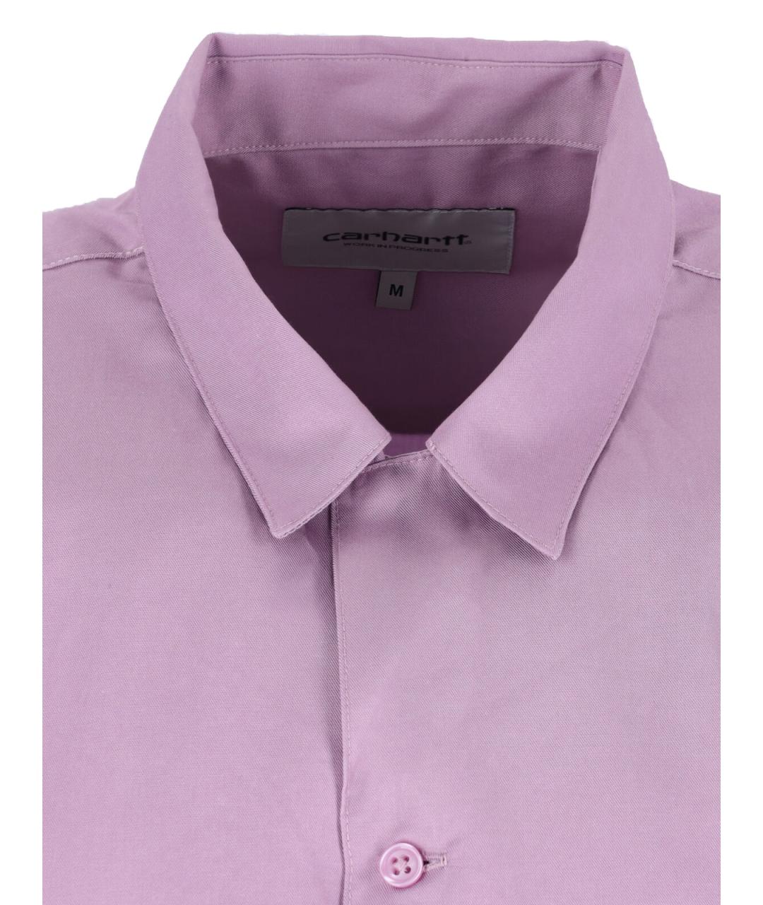 CARHARTT WIP Фиолетовая хлопковая кэжуал рубашка, фото 3