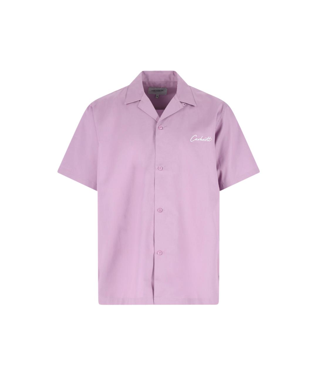 CARHARTT WIP Фиолетовая хлопковая кэжуал рубашка, фото 1